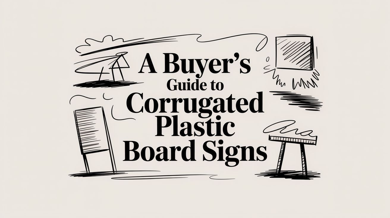 A Buyer's Guide to Corrugated Plastic Board Signs