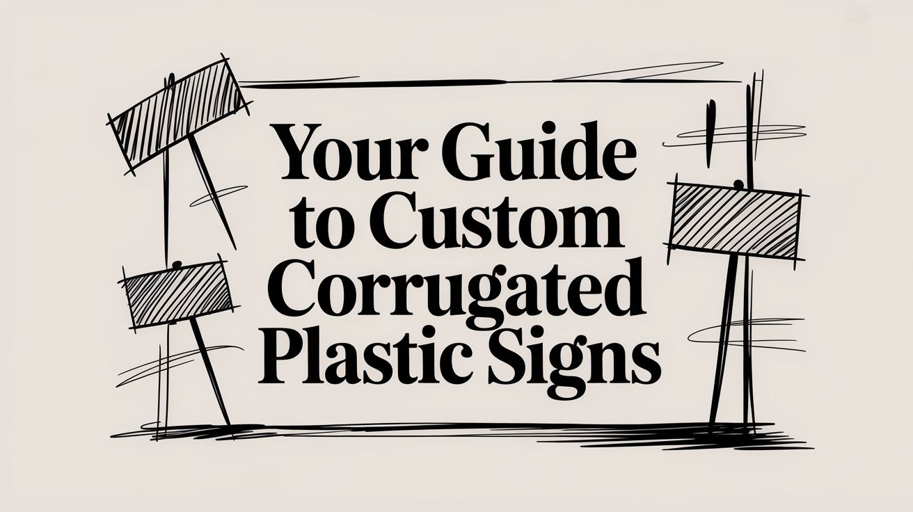 Your Guide to Custom Corrugated Plastic Signs