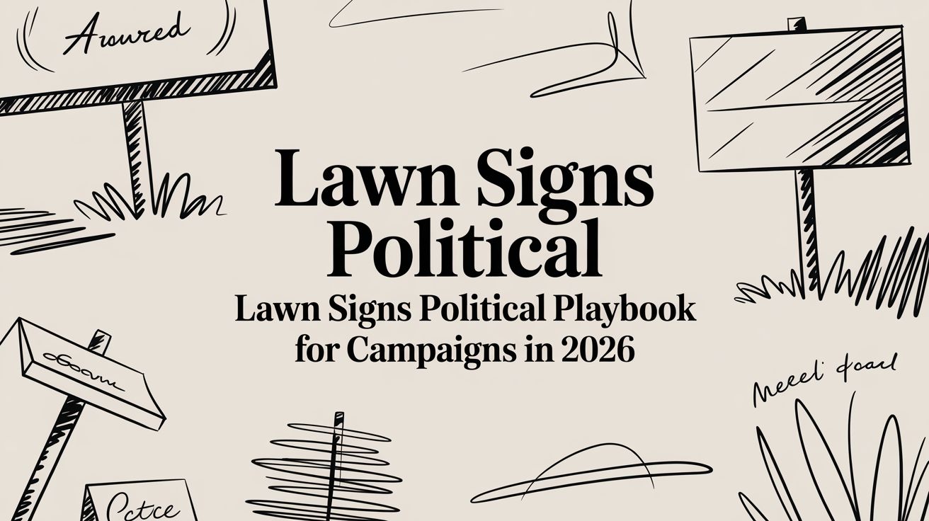 Lawn Signs Political: lawn signs political playbook for campaigns in 2026