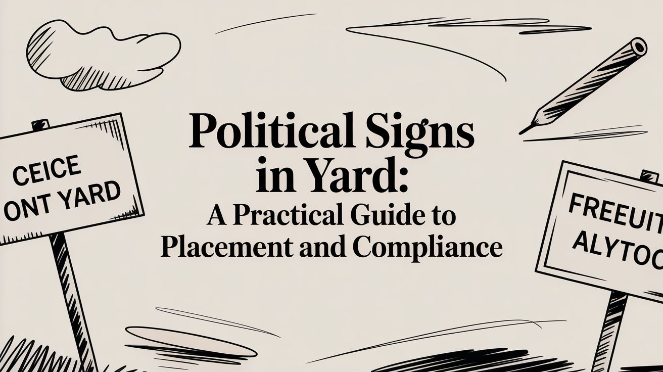 Political Signs in Yard: A Practical Guide to Placement and Compliance