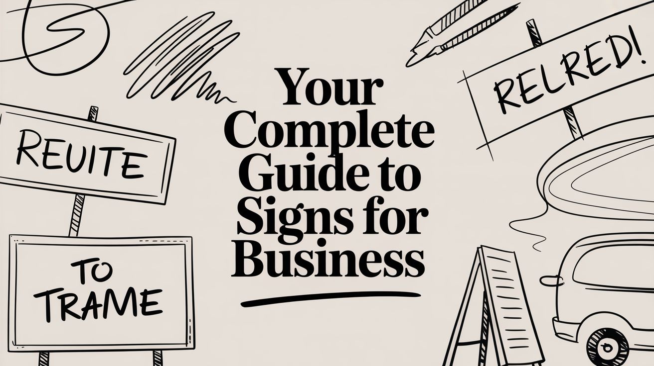 Your Complete Guide to Signs for Business
