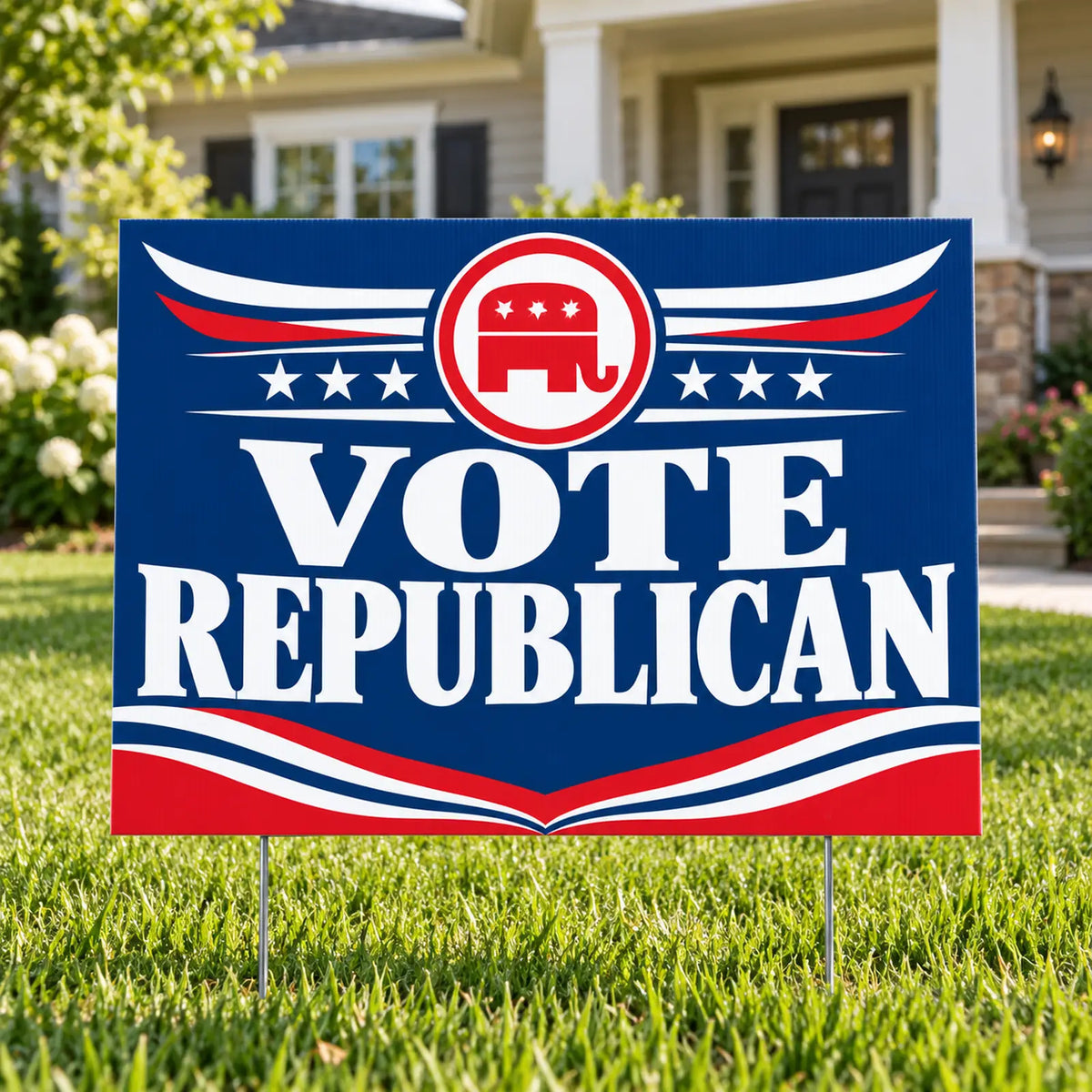Republican Party - Premium Star Wing - Yardsigns.com YardSigns.com