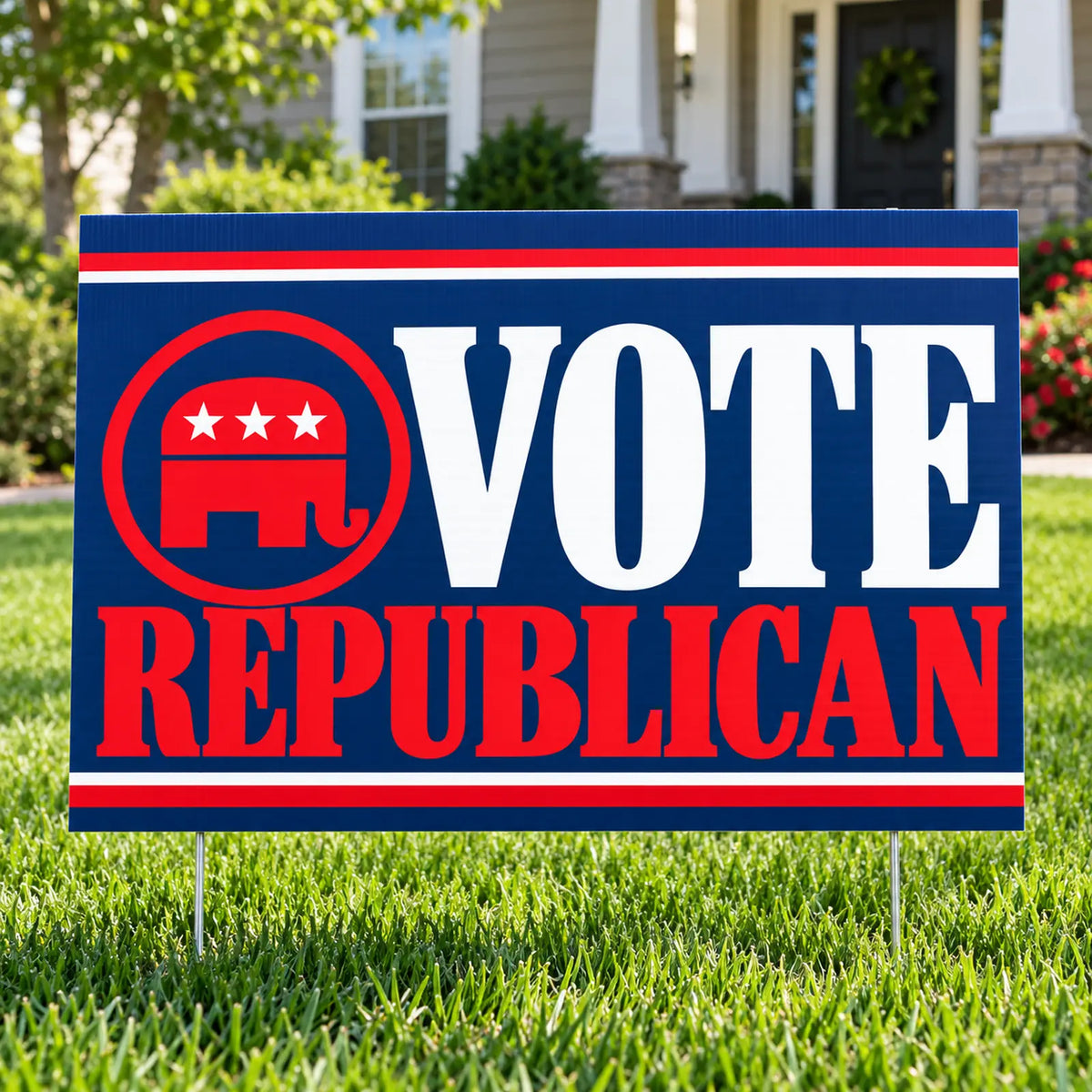 Republican Party - Premium Heritage Emblem - Yardsigns.com YardSigns.com