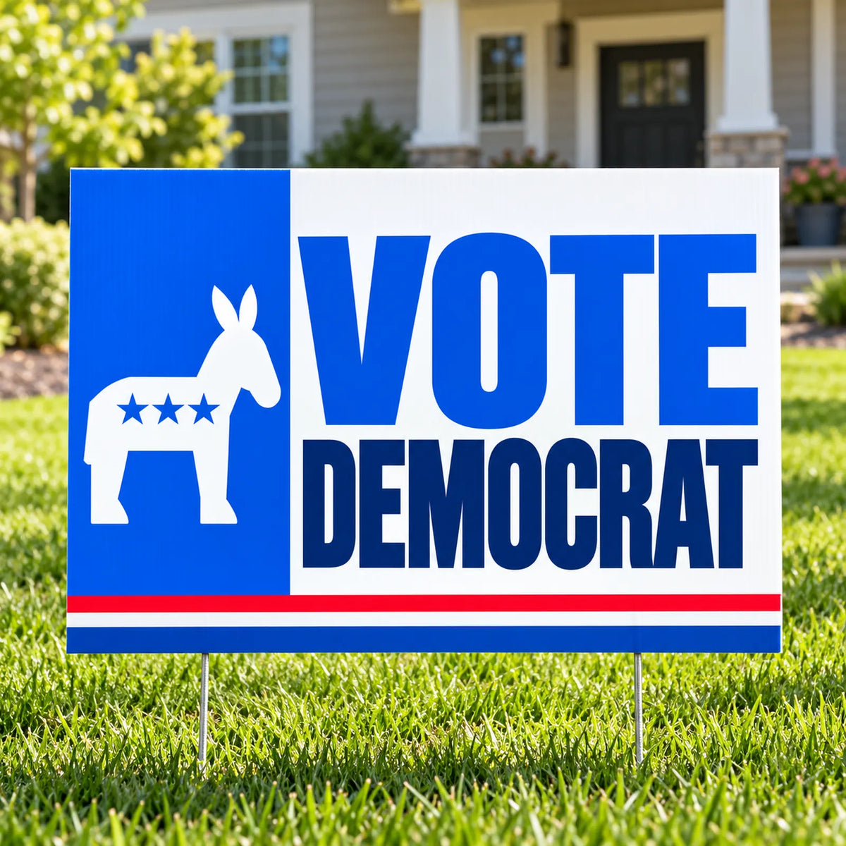 Democrat Party - Classic Side Panel - Yardsigns.com YardSigns.com