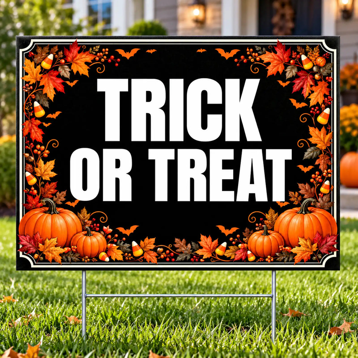 Holiday Signs - Halloween - Premium Harvest Hunt - Yardsigns.com YardSigns.com