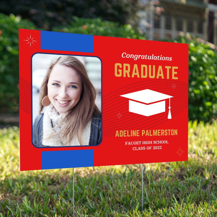 School Signs - Congratulations Graduate - YardSigns.com