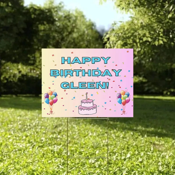 Birthday - Birthday Banner - YardSigns.com