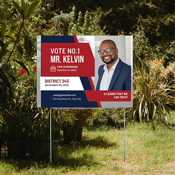 Local Political - Alderman We Can Trust YardSigns.com