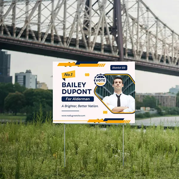 Local Political - Alderman A Brighter, Better Nation YardSigns.com