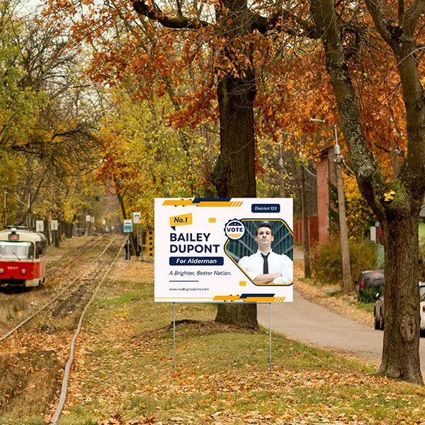 Local Political - Alderman A Brighter, Better Nation YardSigns.com