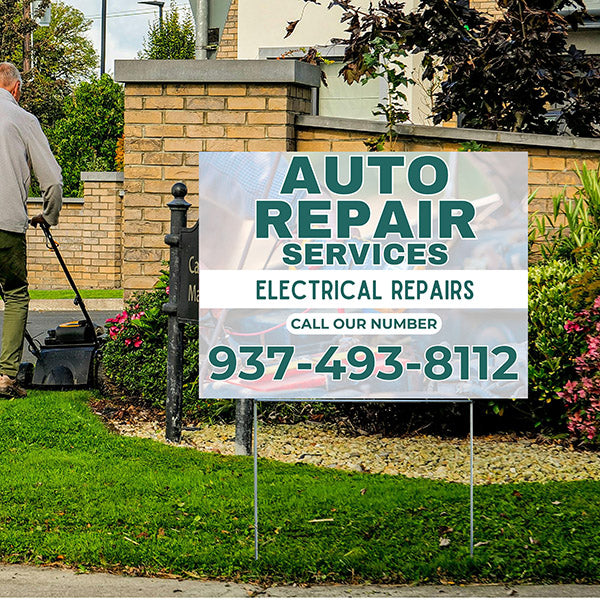 Auto Repair - Electrical Repairs - YardSigns.com