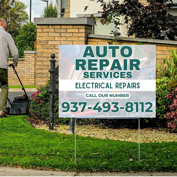 Auto Repair - Electrical Repairs YardSigns.com