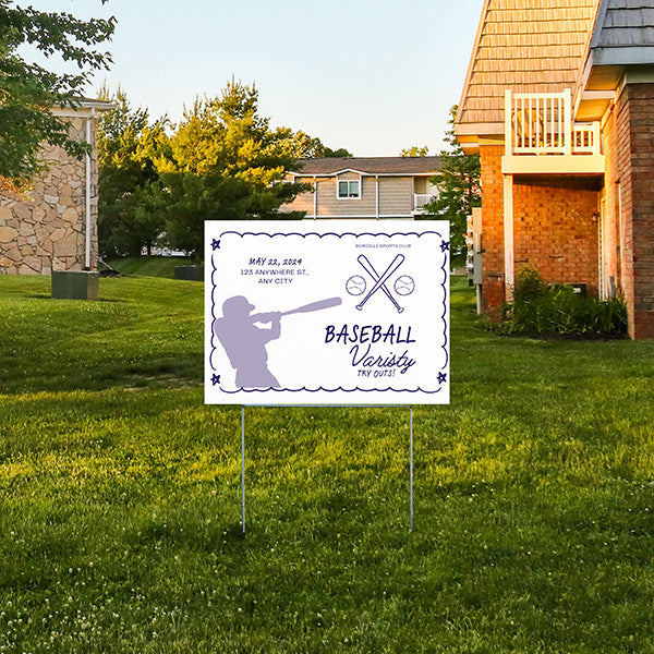 Baseball - Varsity - YardSigns.com