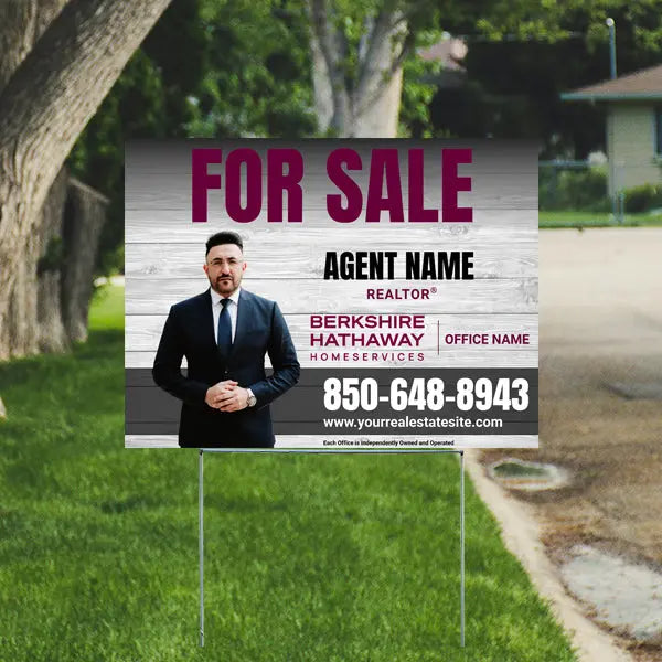 Real Estate - Berkshire Hathaway Home Services - For Sale 1 YardSigns.com