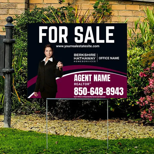 Real Estate - Berkshire Hathaway Home Services - For Sale 2 YardSigns.com