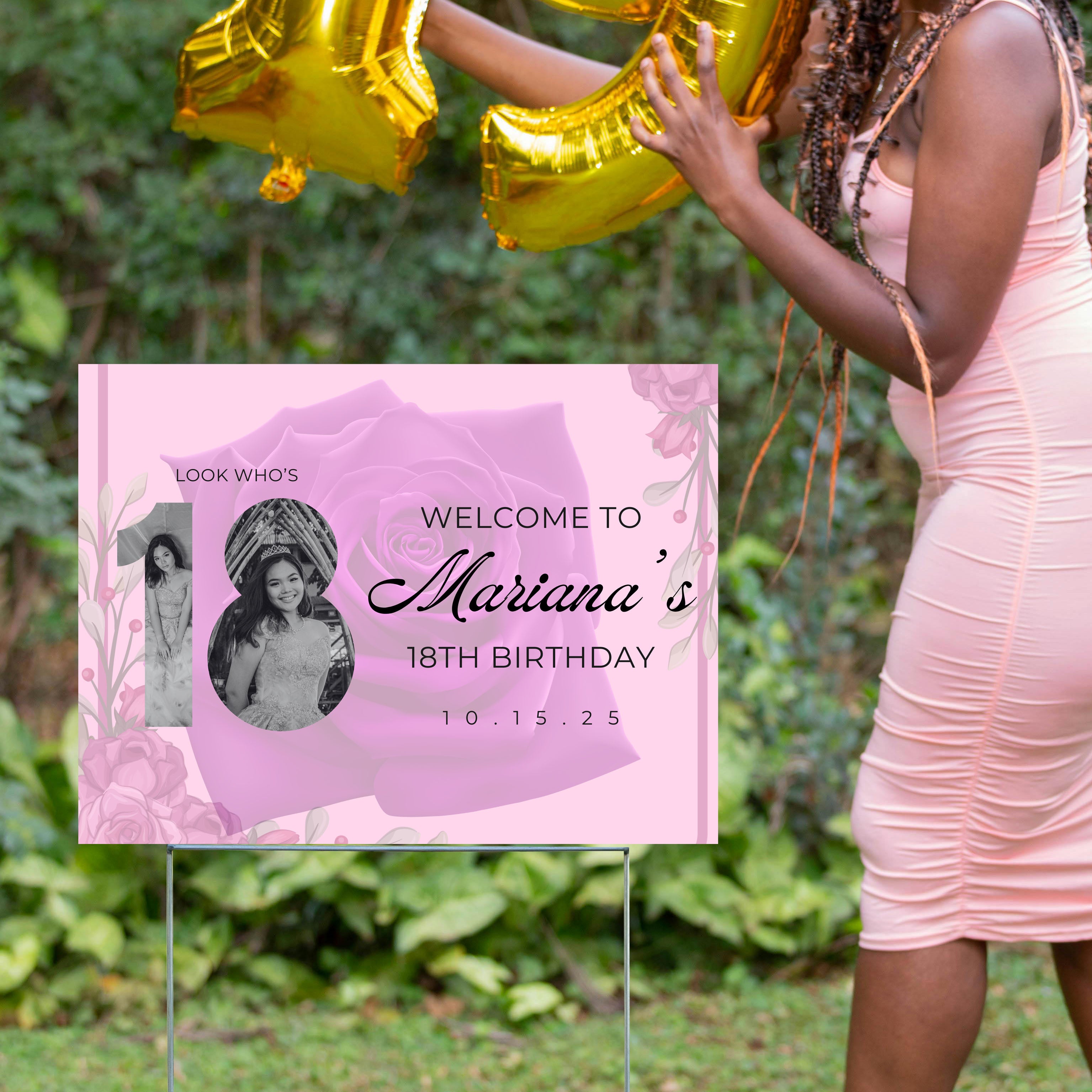Special Events - Birthday Signs - 18th Birthday - YardSigns.com