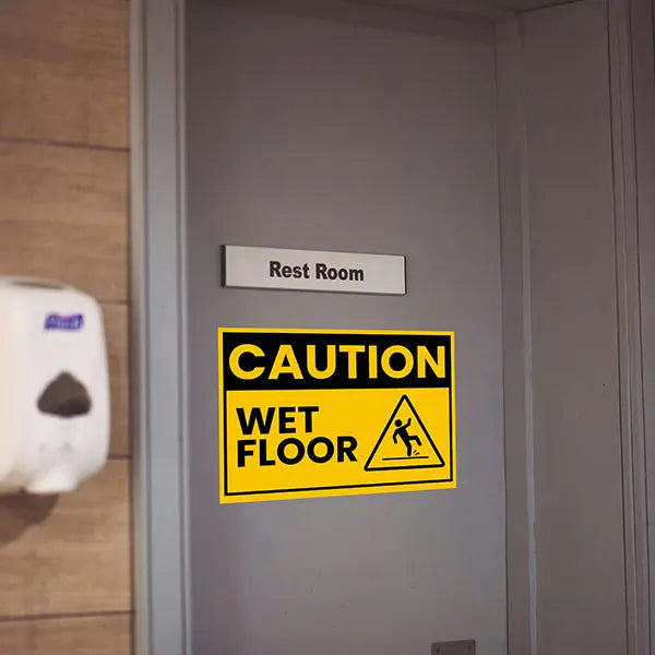Caution Sign - Wet Floor YardSigns.com