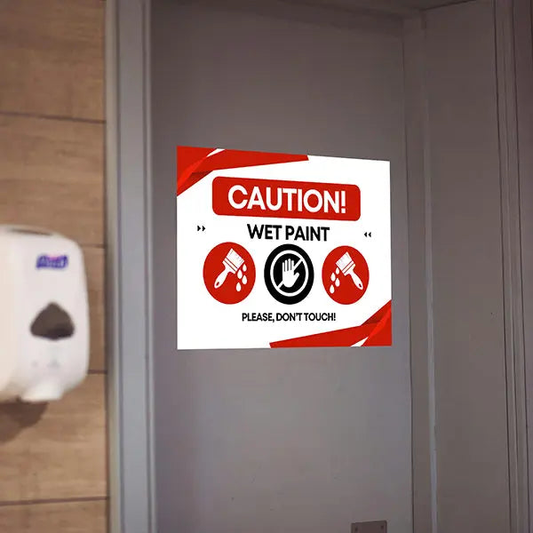 Caution Sign - Wet Paint YardSigns.com