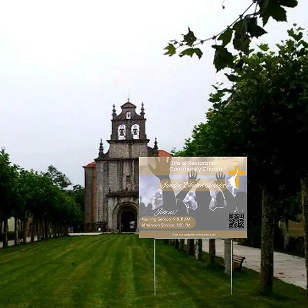 Church Signs - Join Our Church Service YardSigns.com