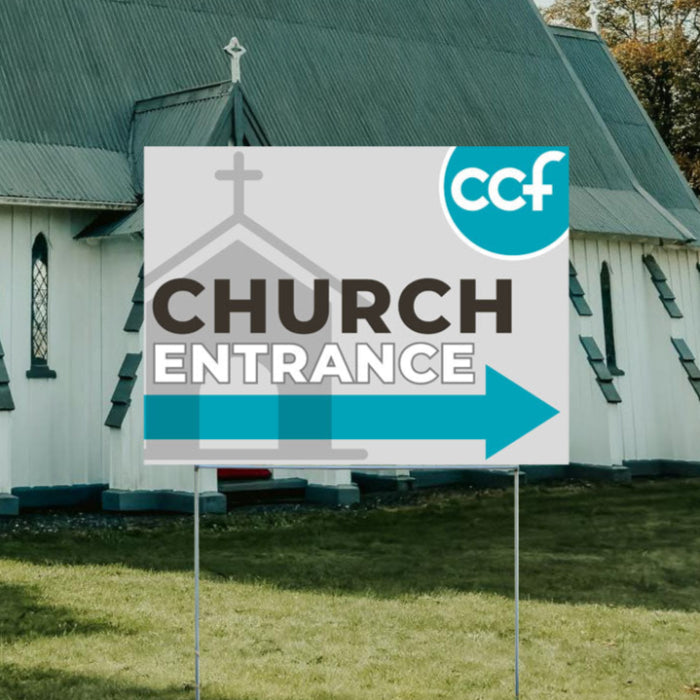 Other - Church Entrance - YardSigns.com