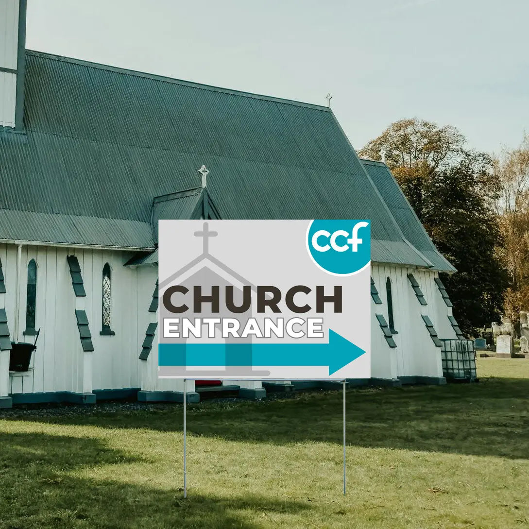 Other - Church Entrance YardSigns.com