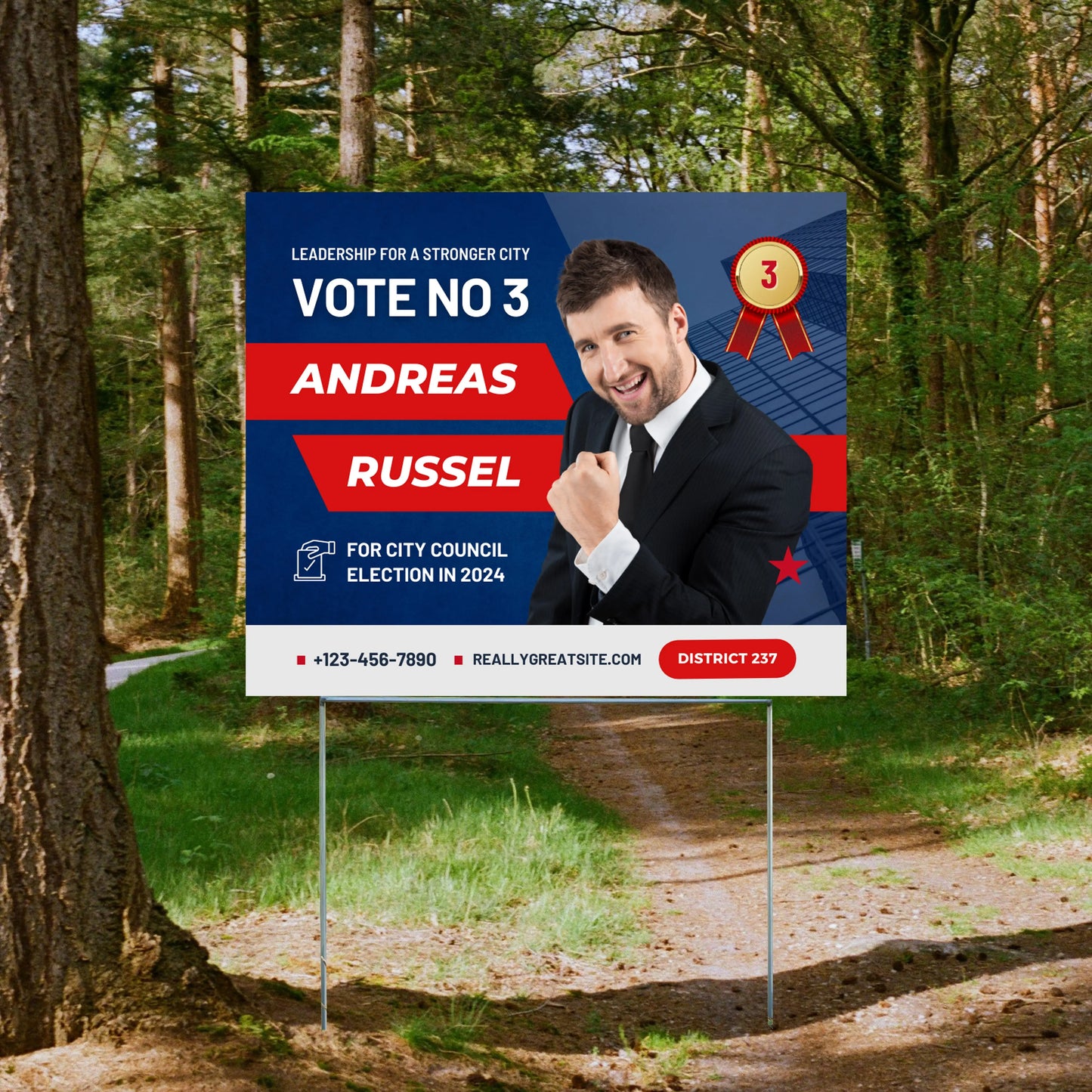 City Council - Leadership for a Stronger City YardSigns.com
