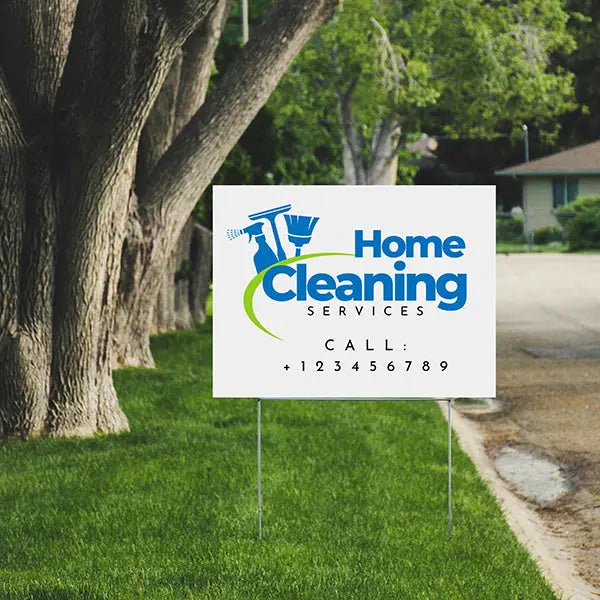 Cleaners/Maids Signs - Home Cleaning Branding YardSigns.com