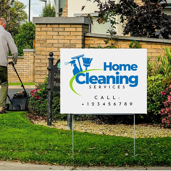 Cleaners/Maids Signs - Home Cleaning Branding YardSigns.com
