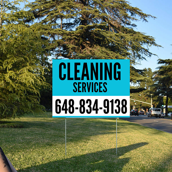 Cleaners/Maids Signs - Aqua Blue Sign