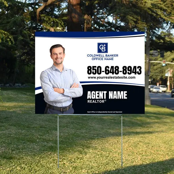 Real Estate - Coldwell Banker - Realtor 1 YardSigns.com