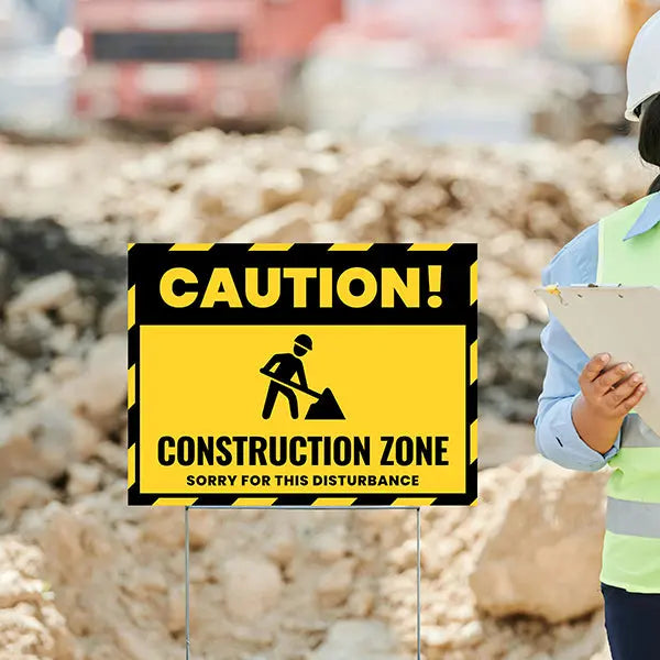 Construction Sign - Keep Out YardSigns.com