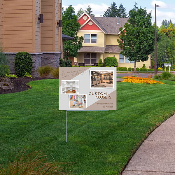Custom Closets - Walk-In Closets - YardSigns.com