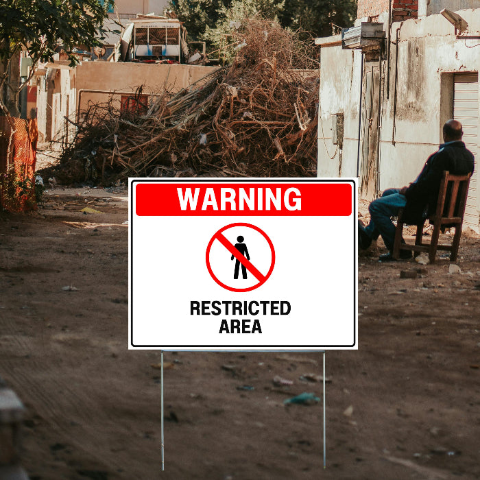 Danger Signs - Falling Debris - YardSigns.com