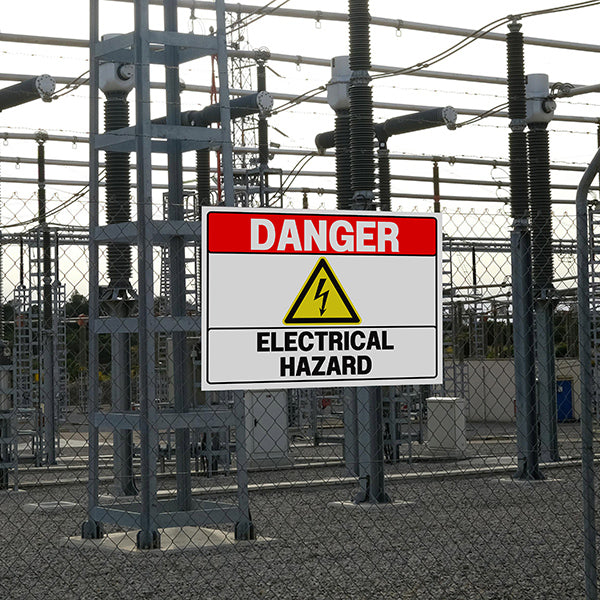 Danger Signs - Electrical Hazard - YardSigns.com