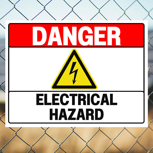 Danger Signs - Electrical Hazard - YardSigns.com