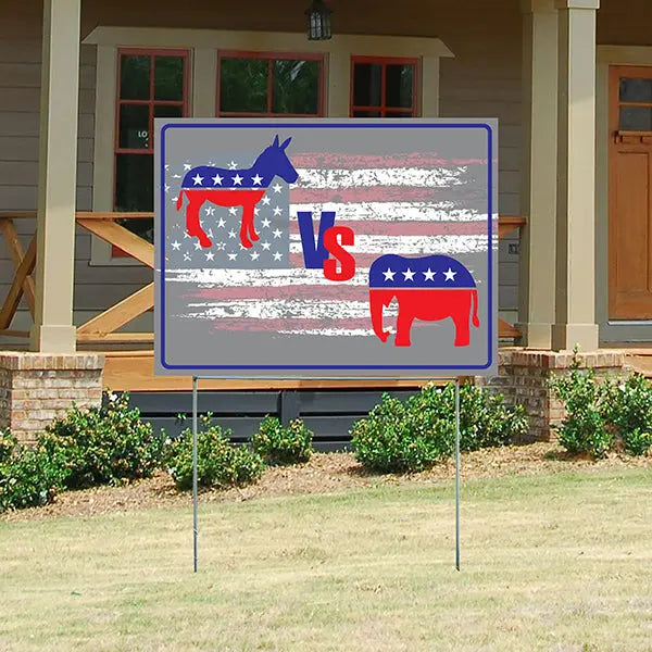 Democrat Signs - Democrat VS Republican YardSigns.com