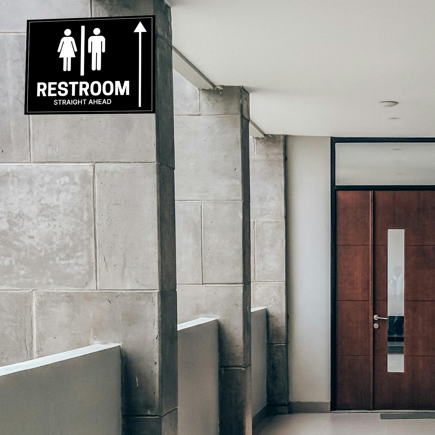 Directions - Restrooms - YardSigns.com