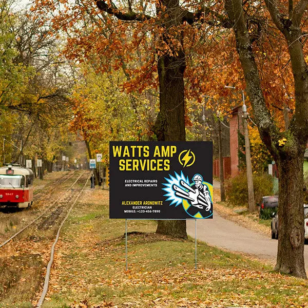 Electricians - Electrical Installation YardSigns.com