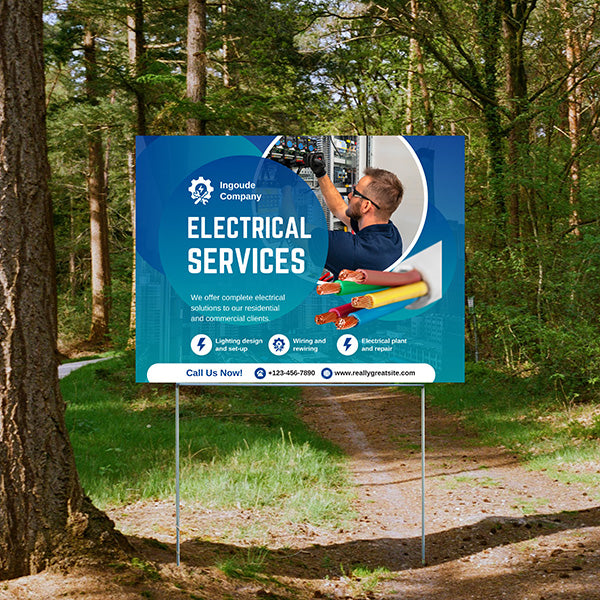 Electricians - Electrical Repair - YardSigns.com