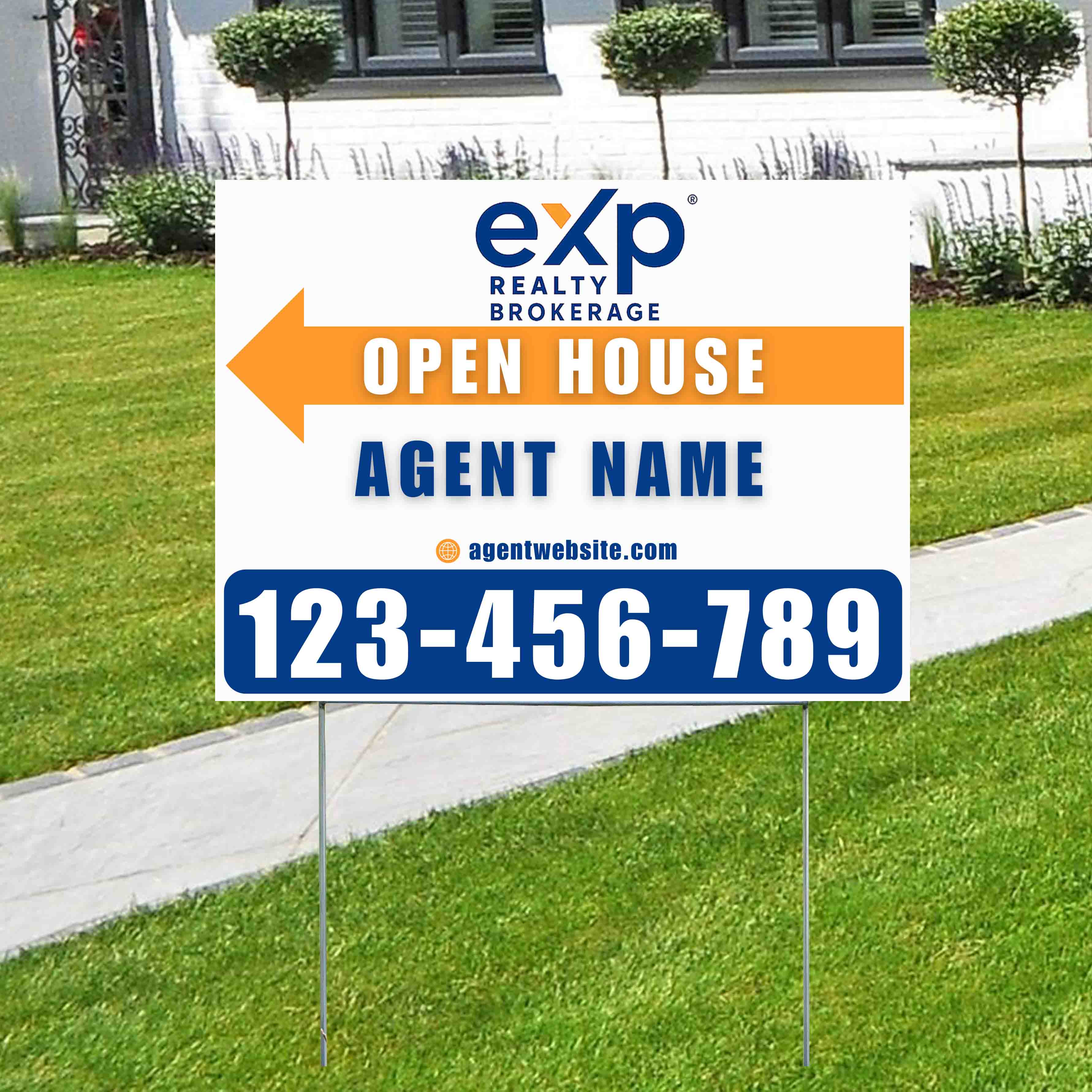 Real Estate - ExP Realty - Open House - Blue