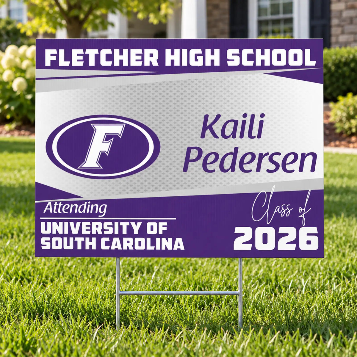 Graduation Signs - Fletcher High School - Class Of 2025 YardSigns.com