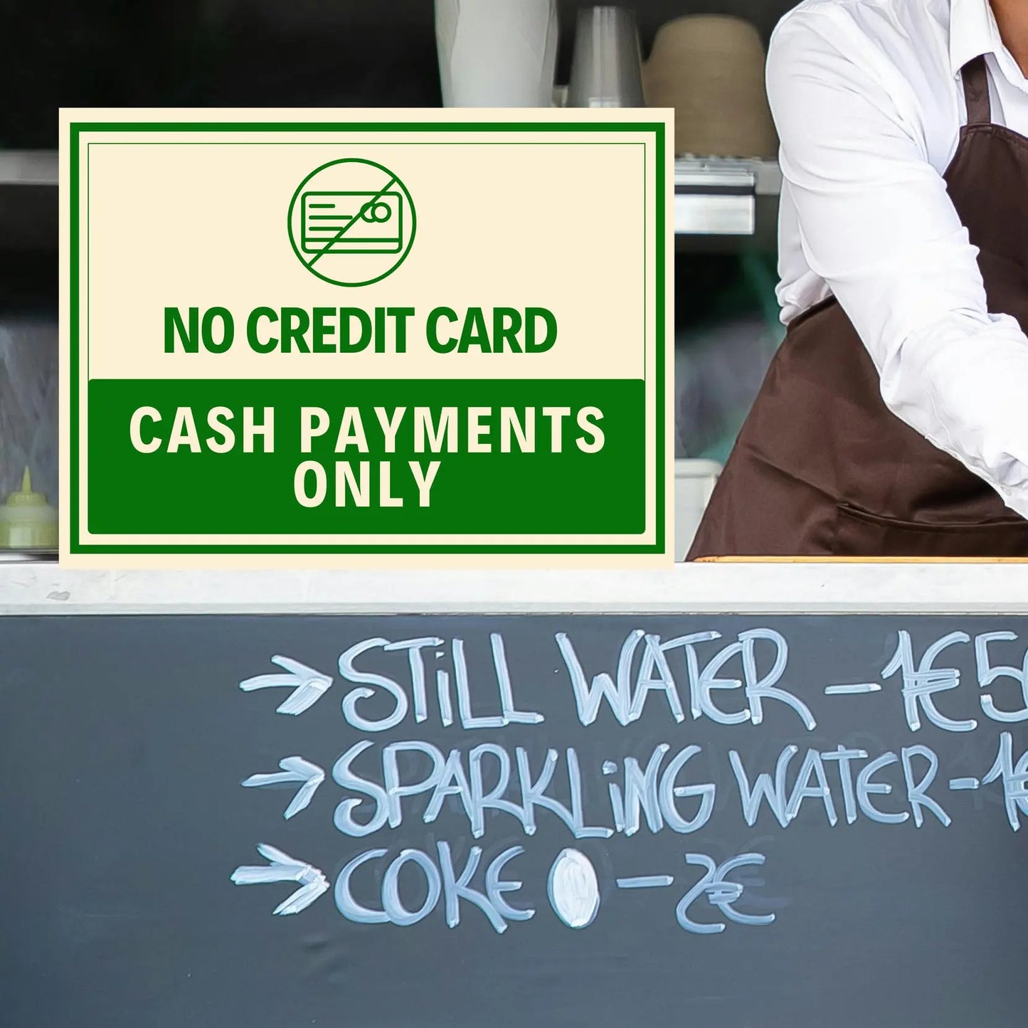 Food Truck - Cash/Card Accepted YardSigns.com