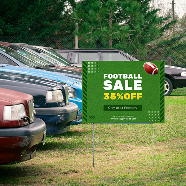 Football - Football Sale - YardSigns.com