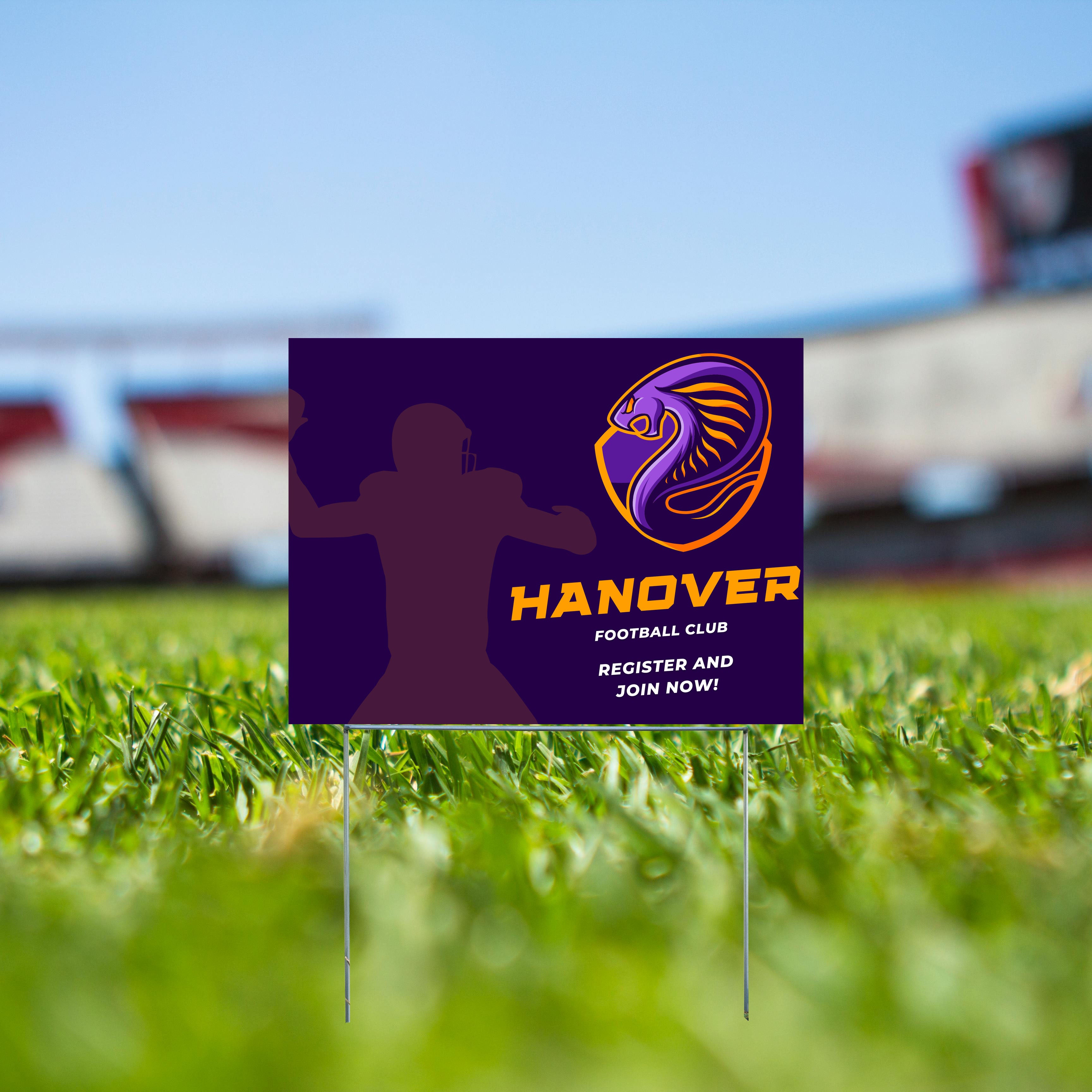 Football - Football Club - YardSigns.com