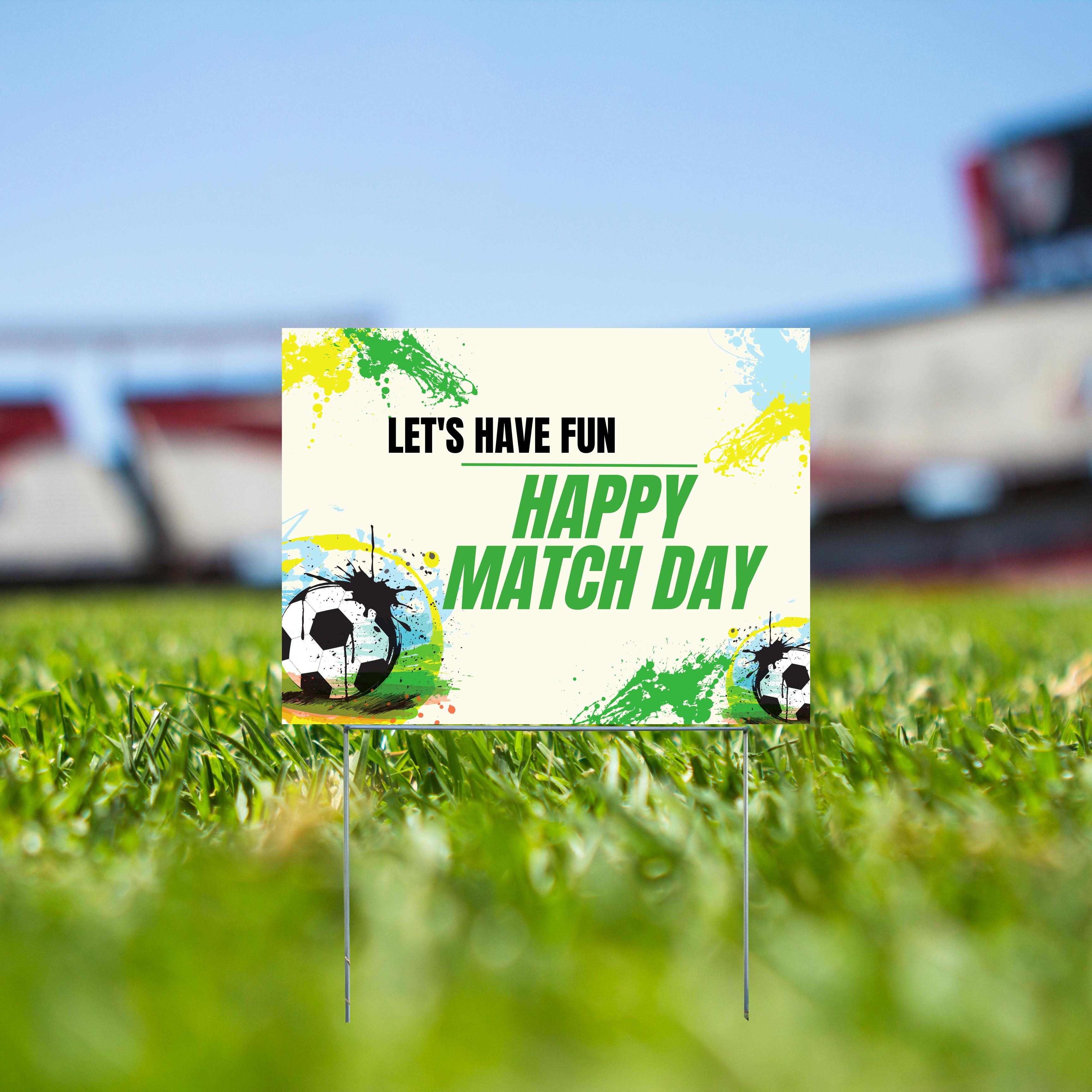 Soccer - Soccer Match - YardSigns.com
