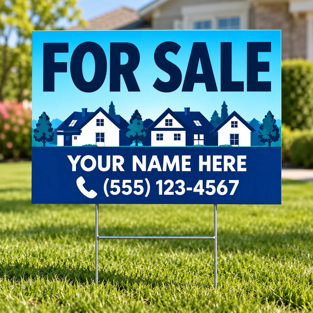 Home For Sale - Blue Neighborhood