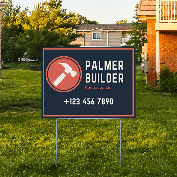General Contractor Signs - Builder Logo - YardSigns.com