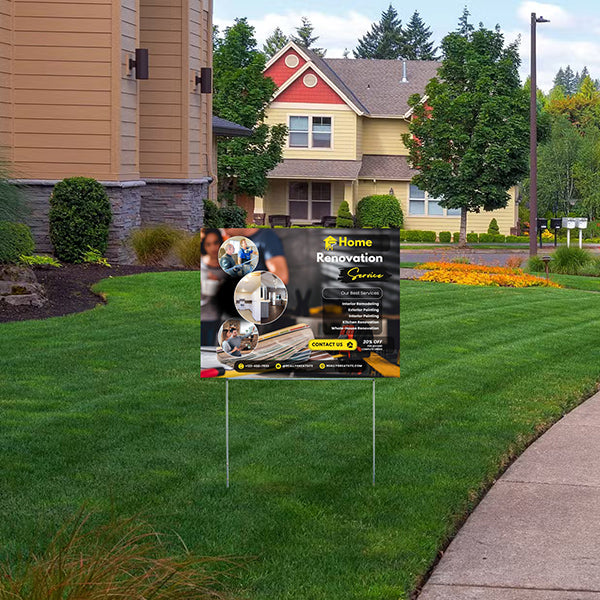 General Contractor Signs - New Construction