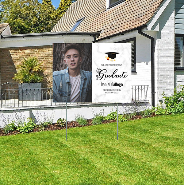 Graduation Signs - Proud of our Graduate - YardSigns.com