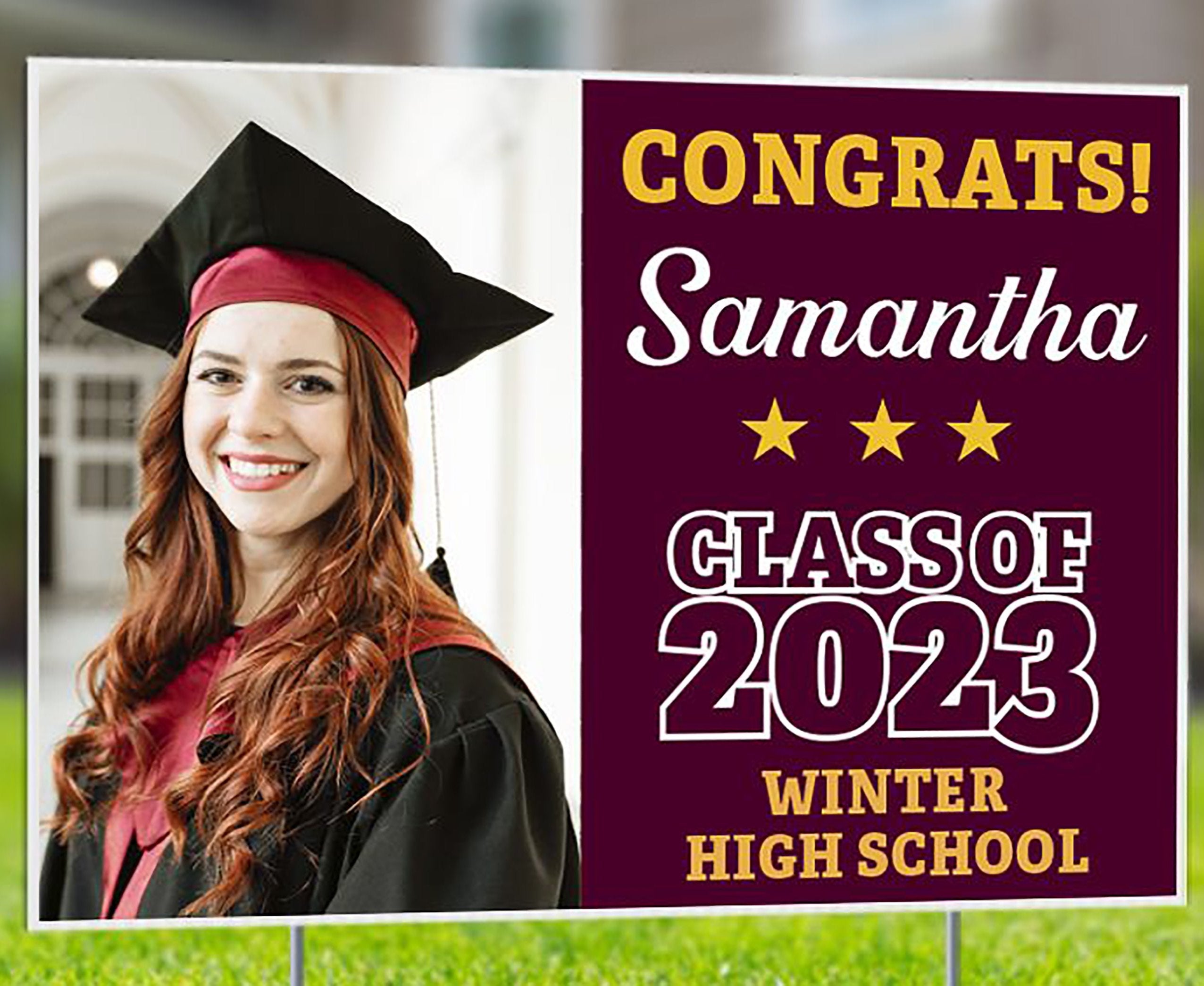 Graduation Signs - Congratulations - YardSigns.com